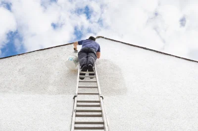 Peinture extérieure à Montmançon — façades et ravalement